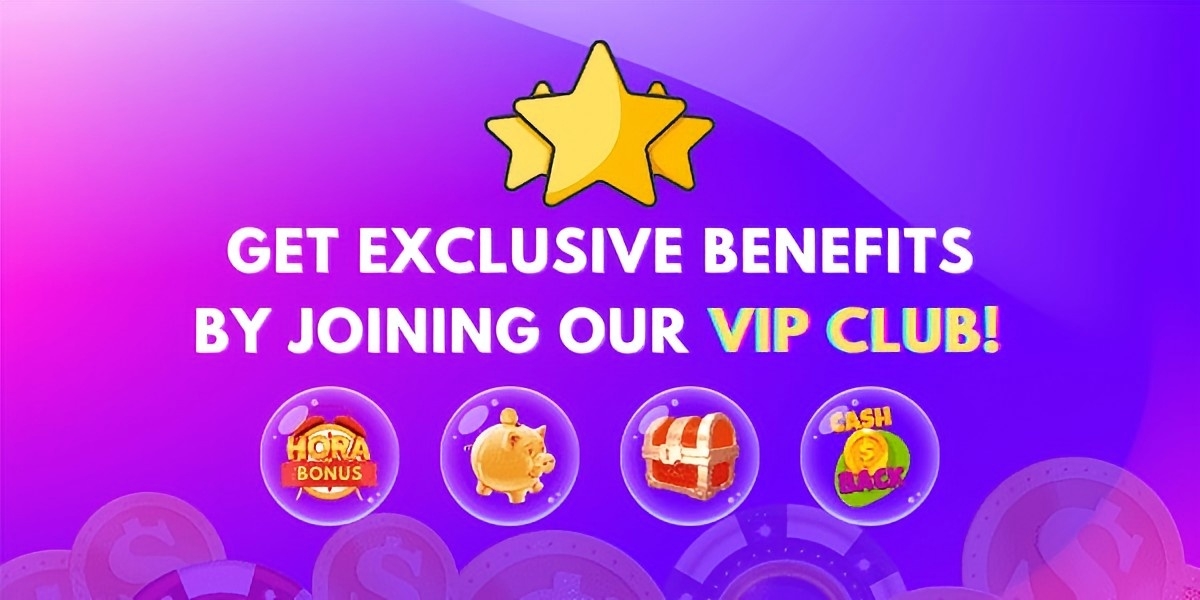 VIP club banner artwork with royal blue ribbons and tier badges